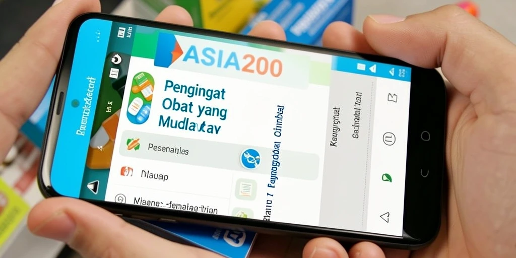 Tampilan antarmuka ASIA200 yang simpel dan informatif.