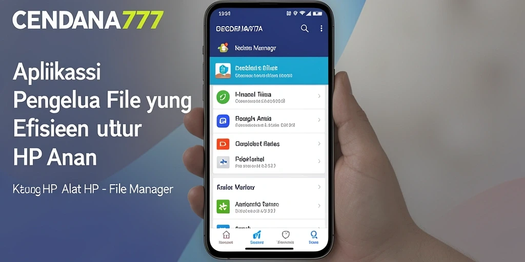 Antarmuka intuitif CENDANA777 untuk pengelolaan file yang efisien.