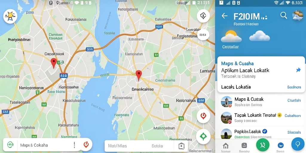 Tampilan antarmuka F200M yang informatif dan mudah dipahami.