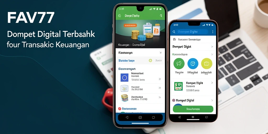 Tampilan antarmuka FAV77 yang sederhana dan mudah digunakan untuk transaksi.