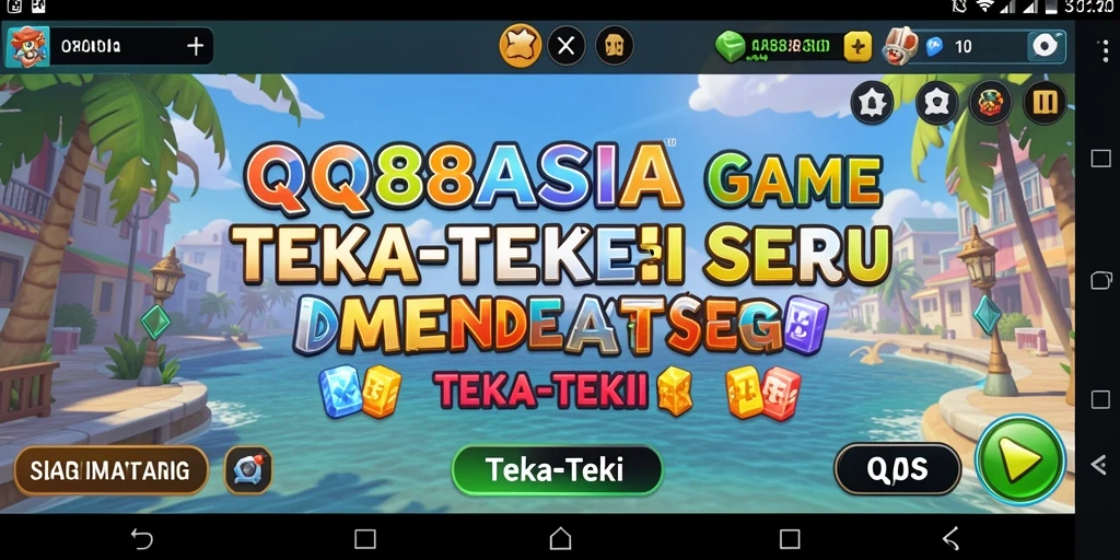 Antarmuka menarik dengan berbagai teka-teki menantang.