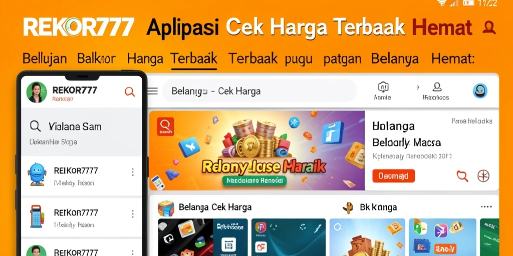 Tampilan antarmuka REKOR777 yang intuitif untuk cek harga secara cepat.