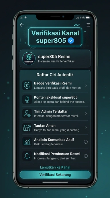 Kanal Resmi super805 untuk Pengguna Android Indonesia